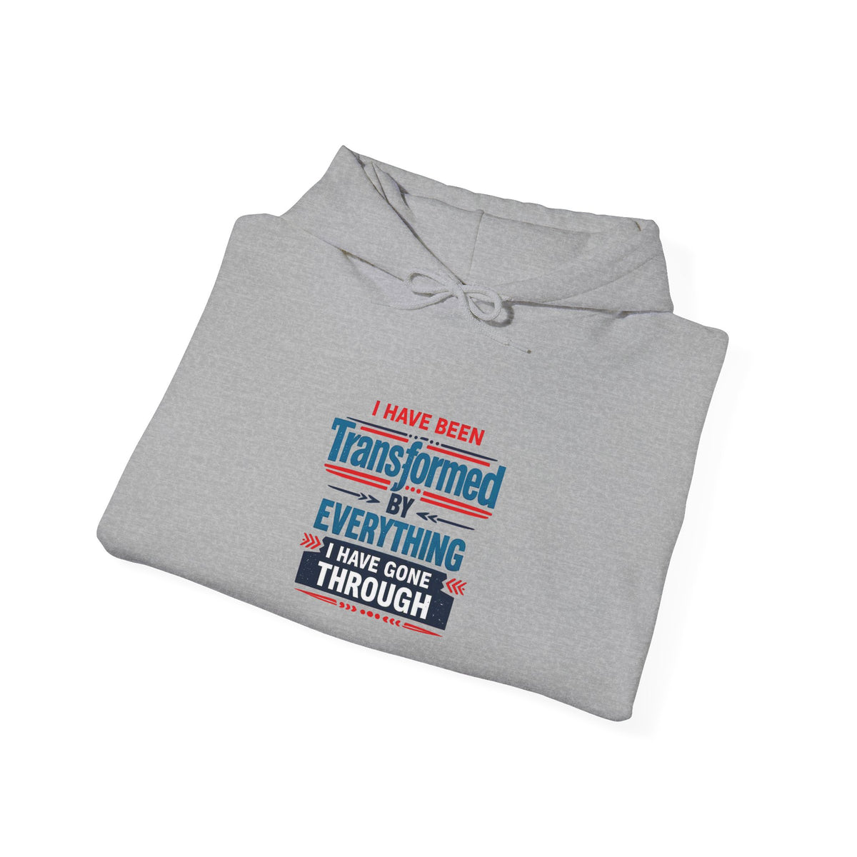 Transformed By God Hoodie — Christian Faith Inspirational Pullover
