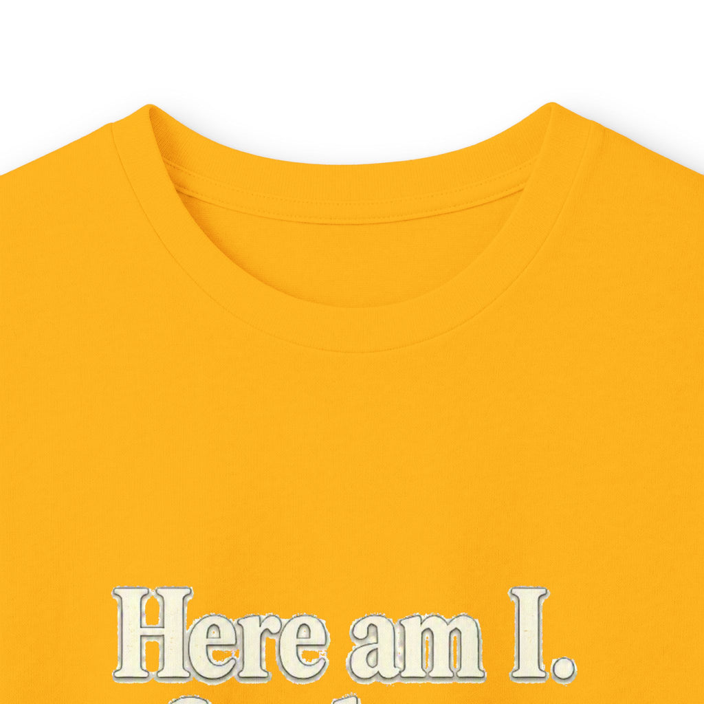 Here Am I, Send Me Long Sleeve Tee — Isaiah 6:8 Christian Shirt