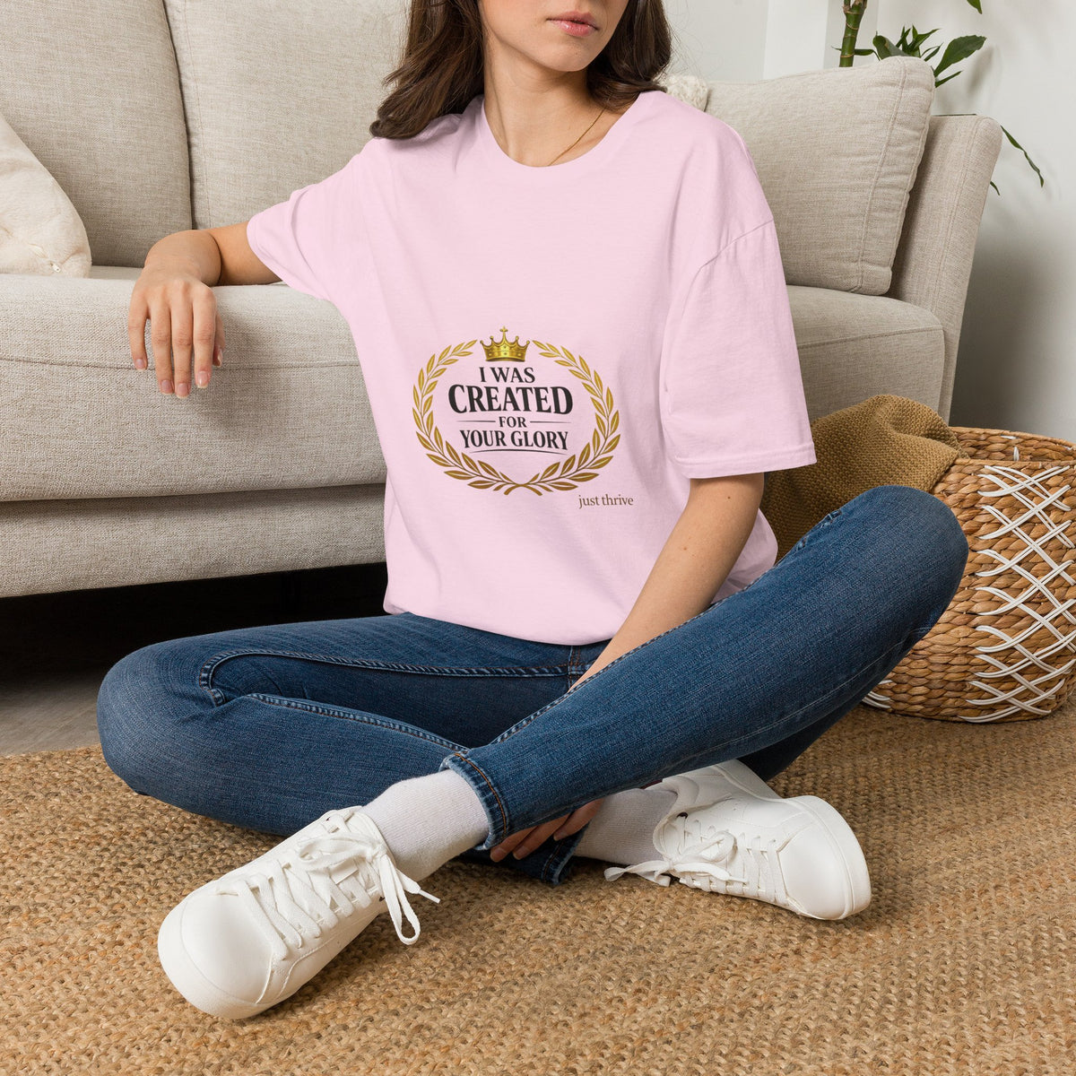 I Was Created For Your Glory T-Shirt — Inspirational Christian Faith Tee