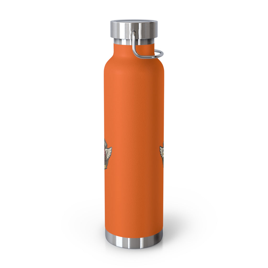 Vintage Crest 22oz Copper Vacuum Insulated Bottle – Keep Your Heart Pure