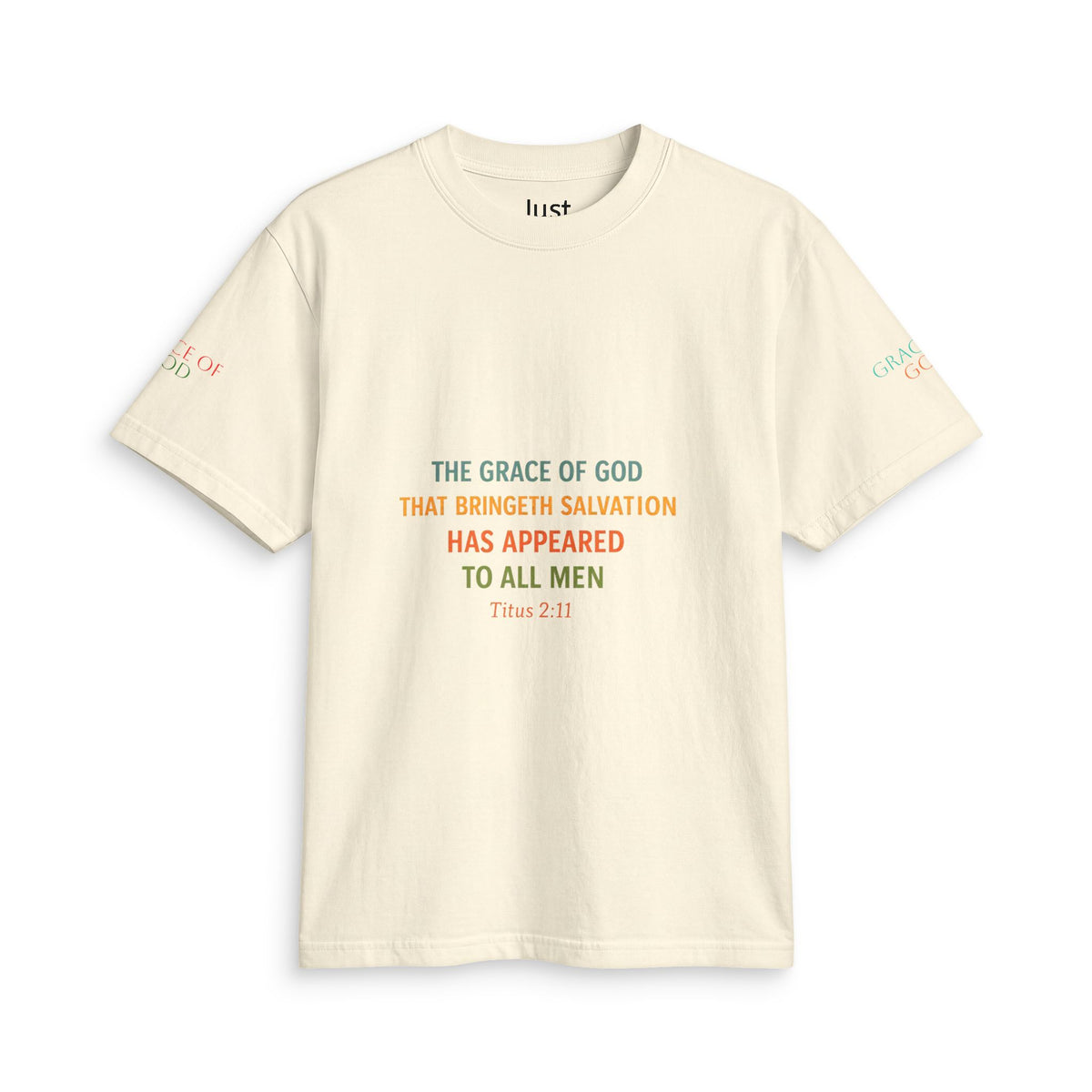 Christian Verse T-Shirt — Titus 2:11 Inspiring Faith Tee