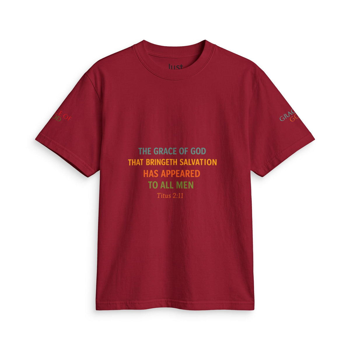 Christian Verse T-Shirt — Titus 2:11 Inspiring Faith Tee