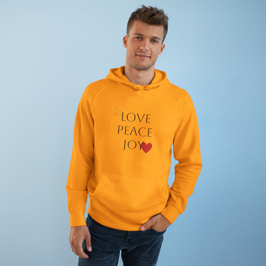 Love Peace Joy Hoodie — Christian Scripture Pullover (Galatians 5:22)