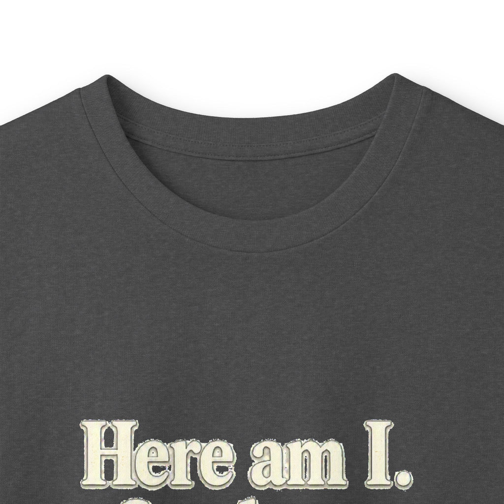 Here Am I, Send Me Long Sleeve Tee — Isaiah 6:8 Christian Shirt