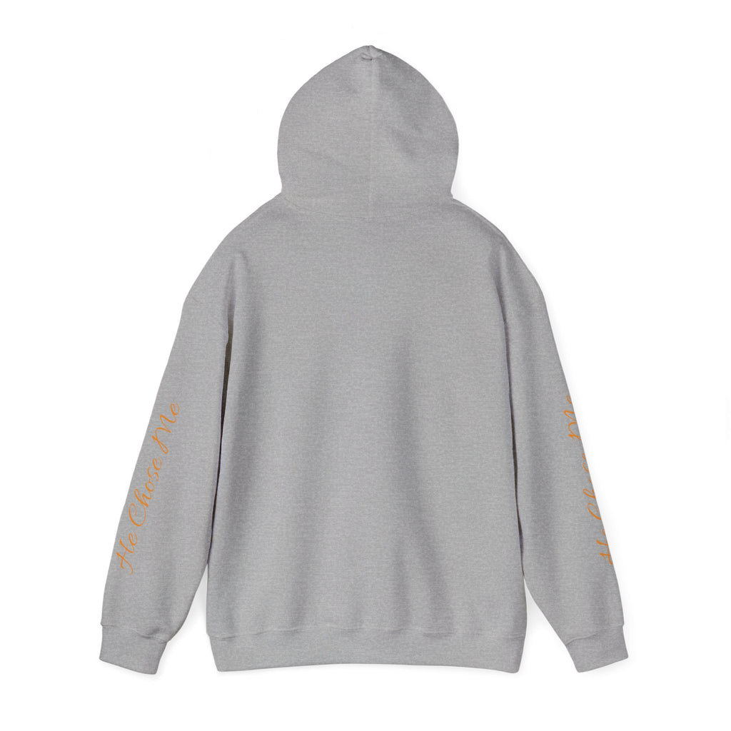 Christian Hoodie — "God chose right when He chose me" Script Design