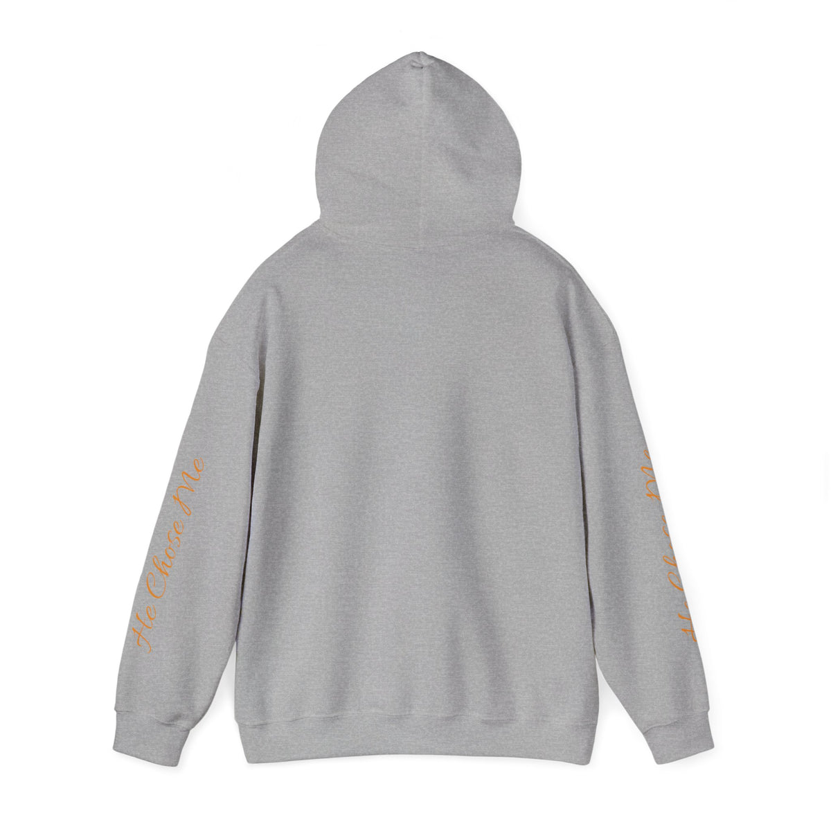 Christian Hoodie — "God chose right when He chose me" Script Design