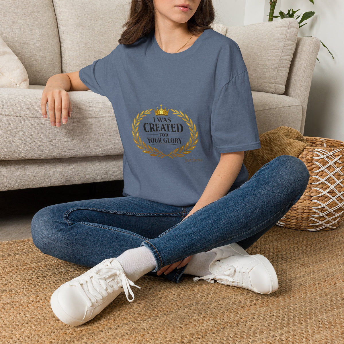 I Was Created For Your Glory T-Shirt — Inspirational Christian Faith Tee