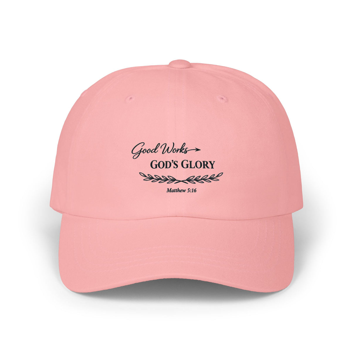 God’s Glory Cap — "Good Works" Embroidered Christian Baseball Hat