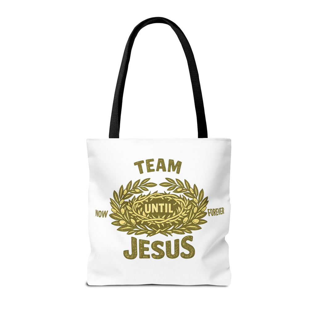 Team Jesus Tote Bag — Now Until Forever Christian Canvas Tote