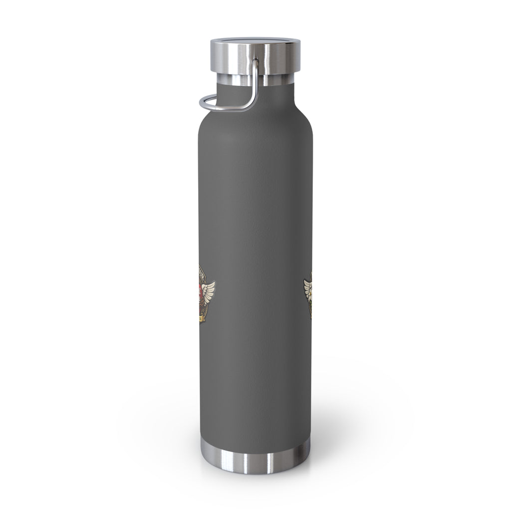 Vintage Crest 22oz Copper Vacuum Insulated Bottle – Keep Your Heart Pure