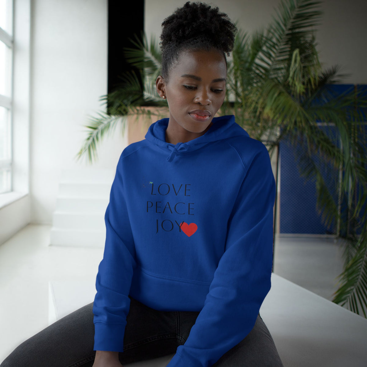 Love Peace Joy Hoodie — Christian Scripture Pullover (Galatians 5:22)