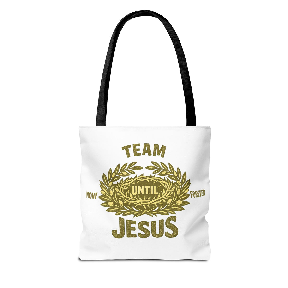 Team Jesus Tote Bag — Now Until Forever Christian Canvas Tote