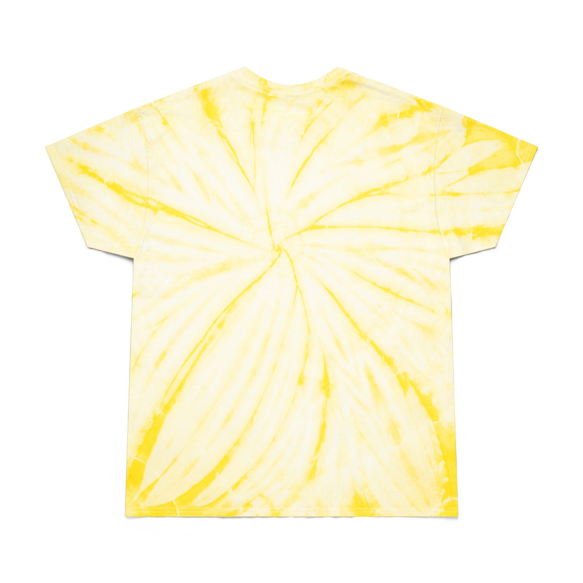 Tie-Dye T-Shirt — Yellow Cyclone Peacemaker Design (Children of God)