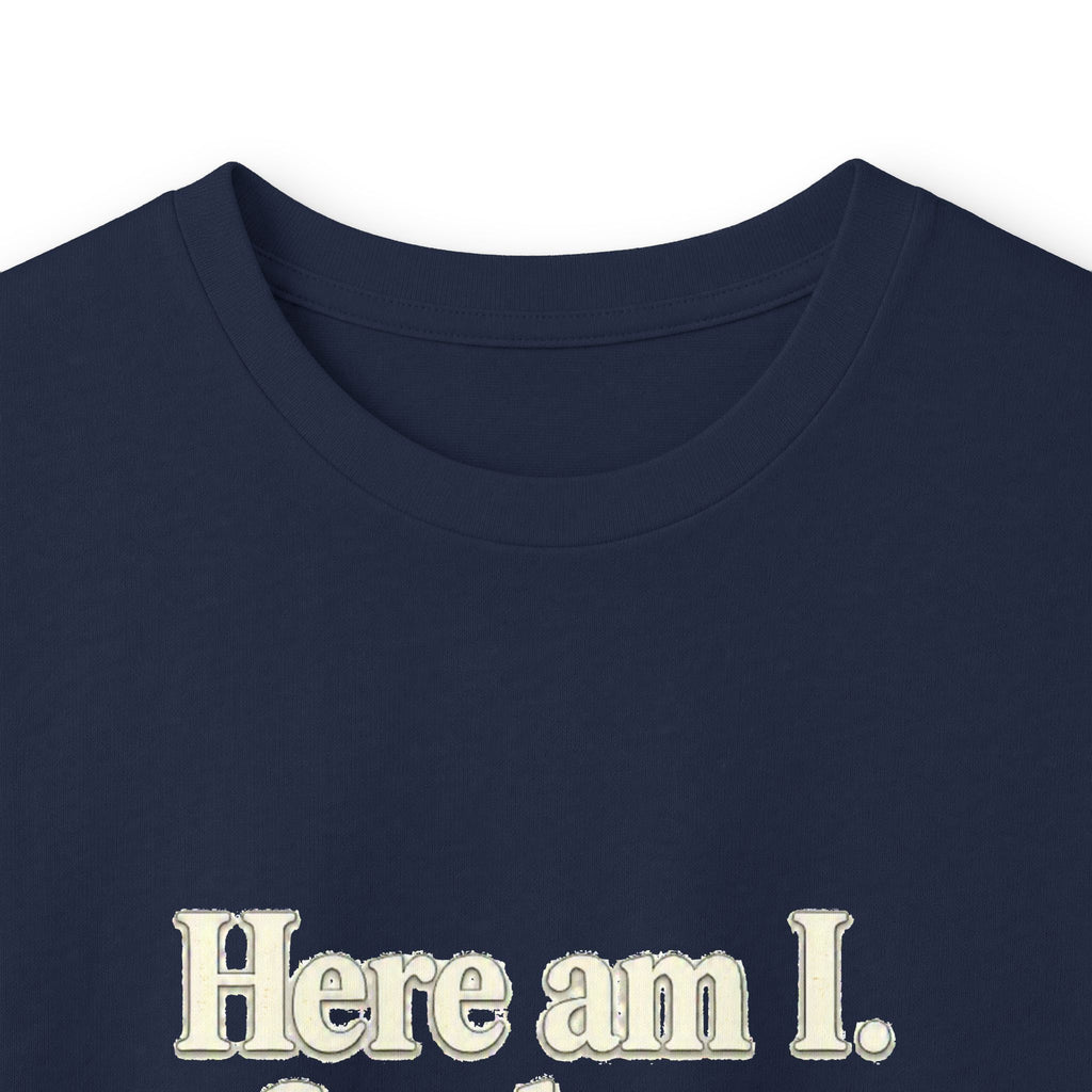 Here Am I, Send Me Long Sleeve Tee — Isaiah 6:8 Christian Shirt