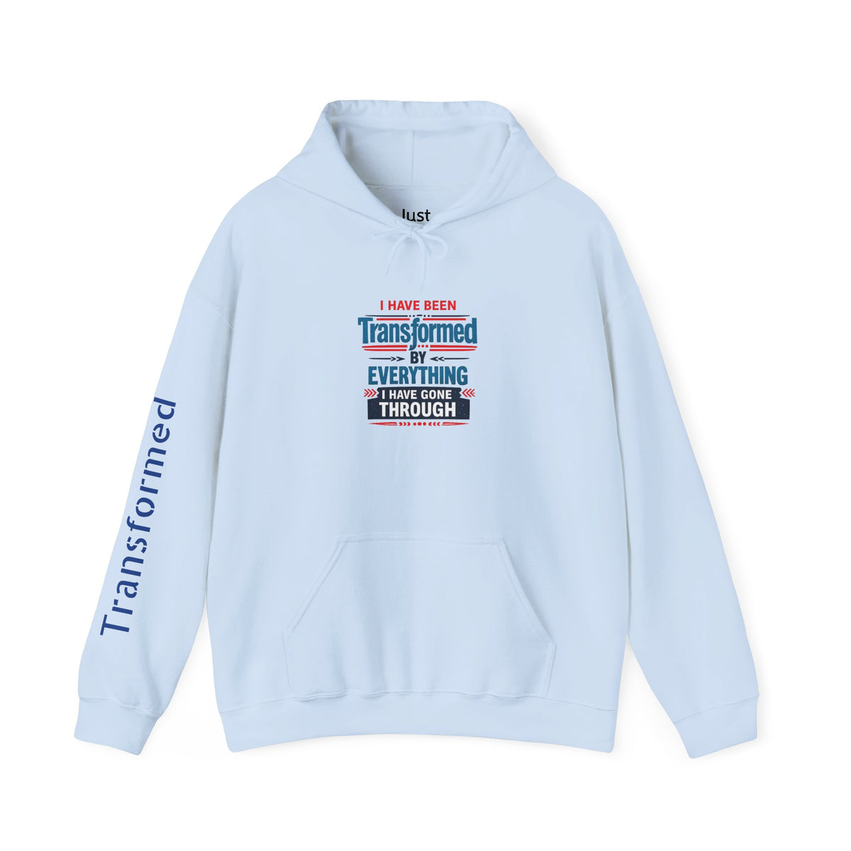 Transformed By God Hoodie — Christian Faith Inspirational Pullover