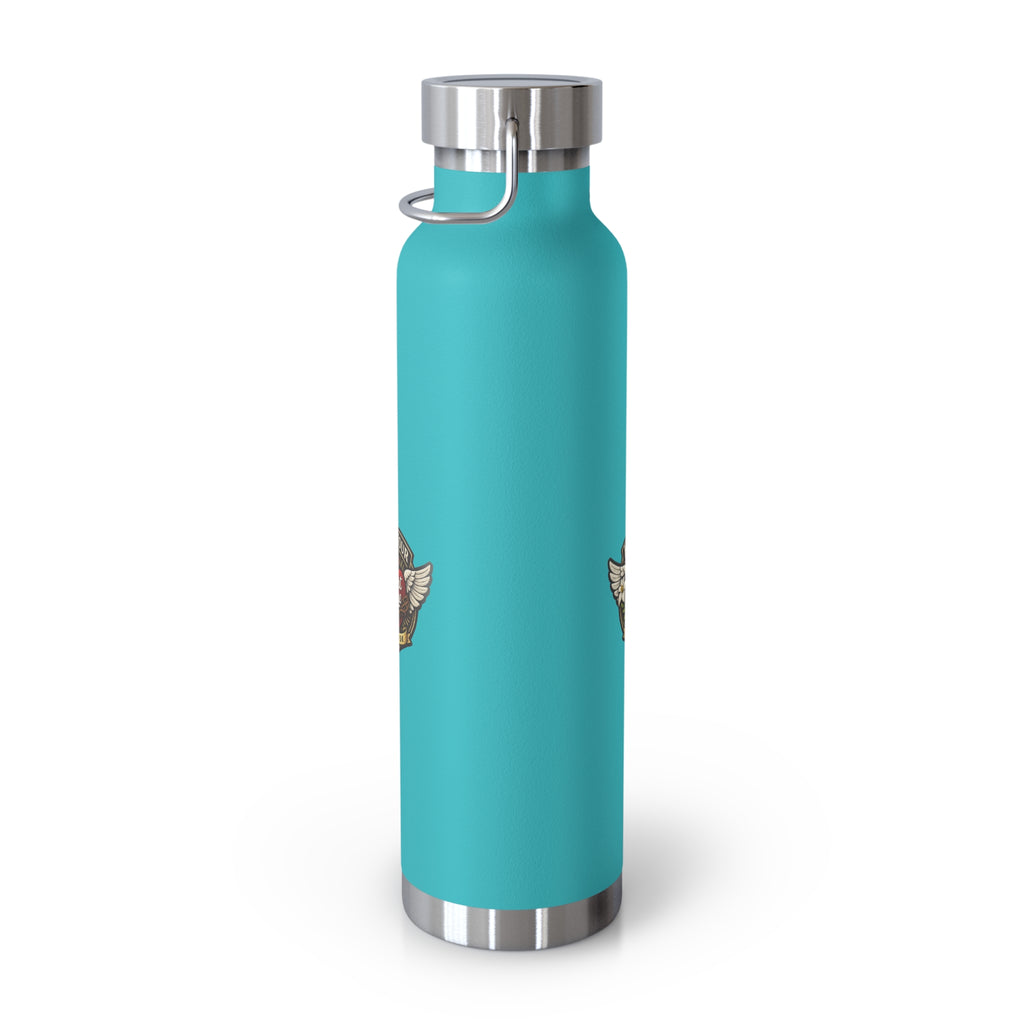 Vintage Crest 22oz Copper Vacuum Insulated Bottle – Keep Your Heart Pure