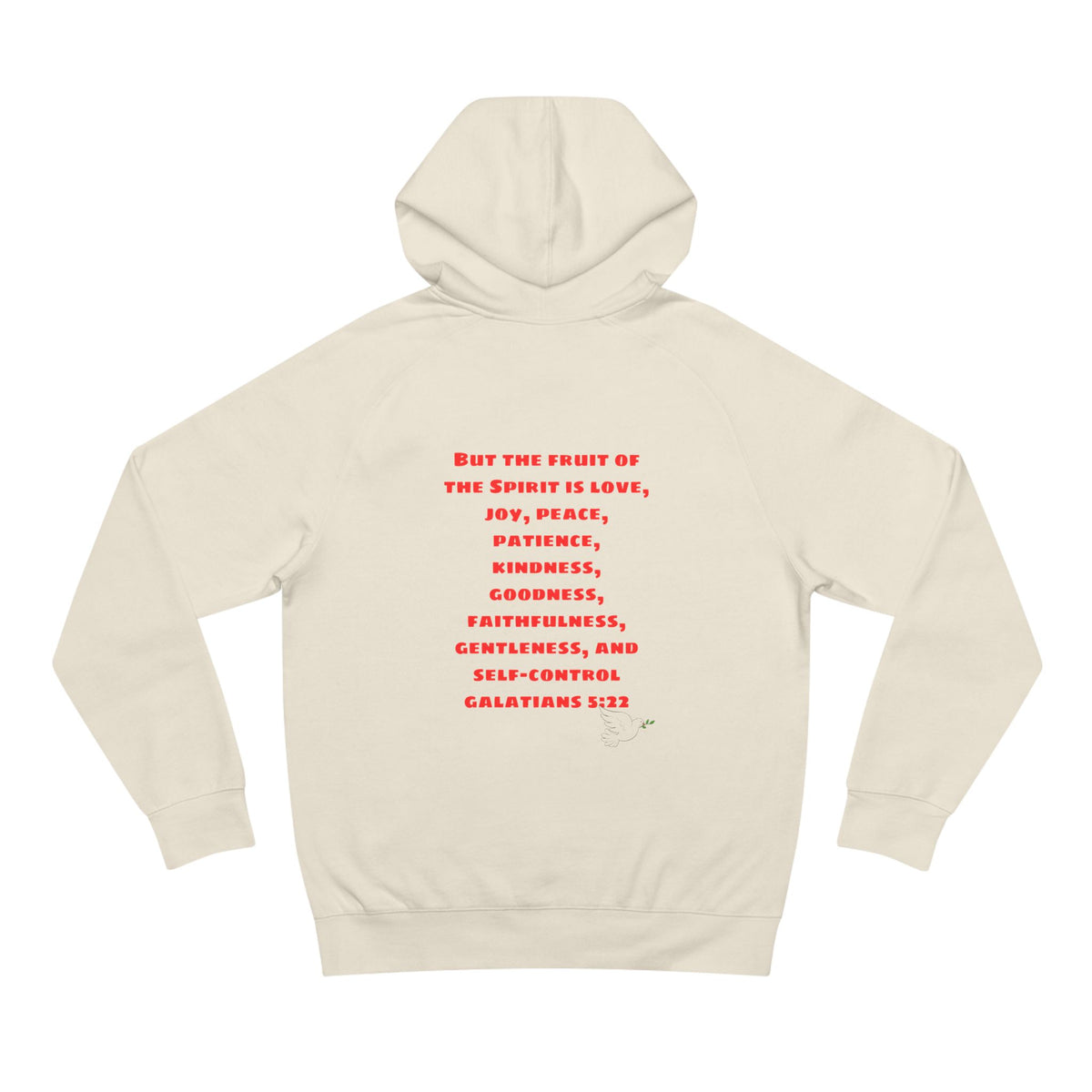 Love Peace Joy Hoodie — Christian Scripture Pullover (Galatians 5:22)