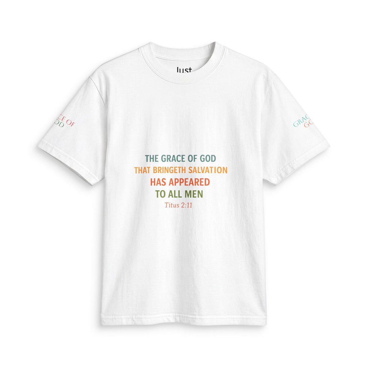 Christian Verse T-Shirt — Titus 2:11 Inspiring Faith Tee