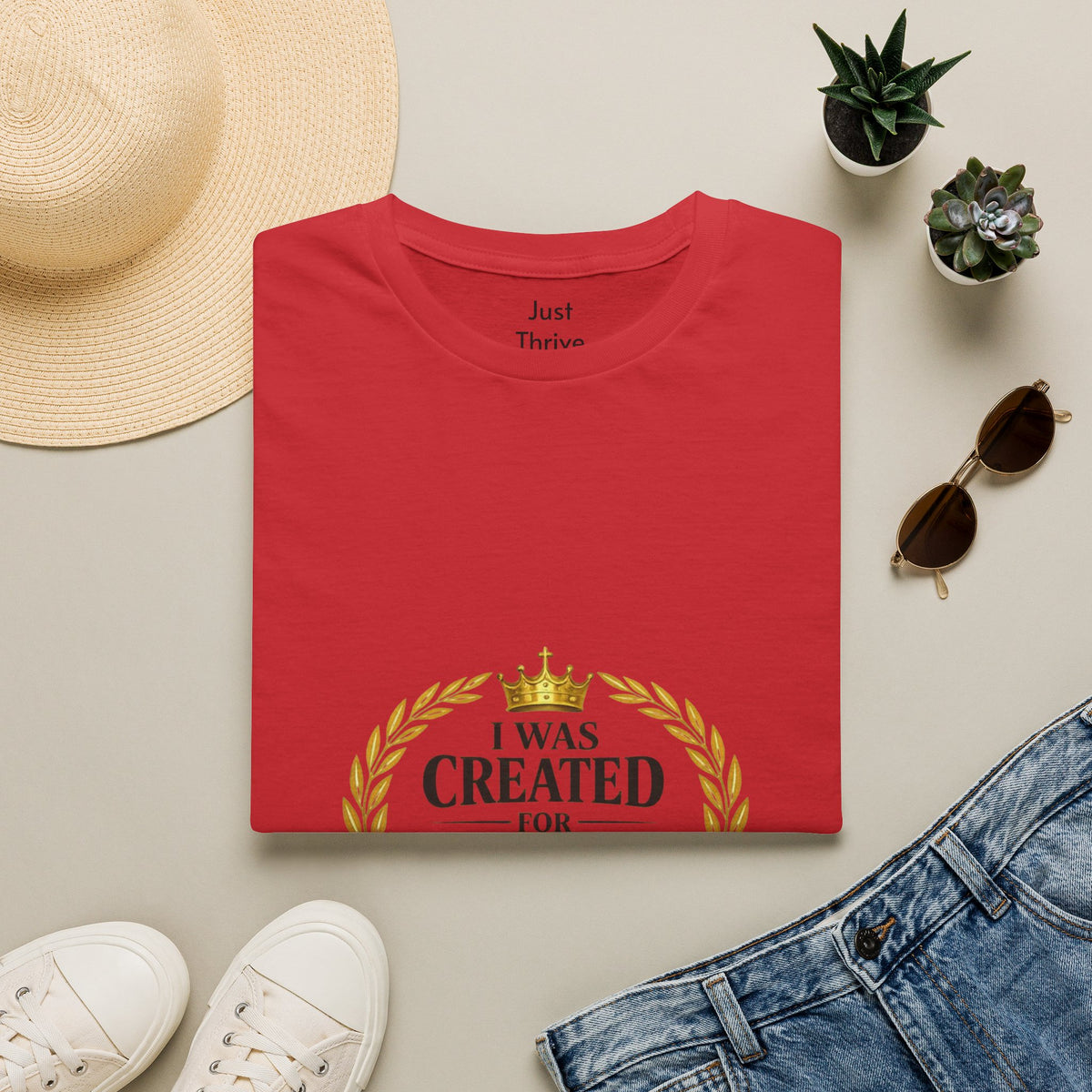 I Was Created For Your Glory T-Shirt — Inspirational Christian Faith Tee