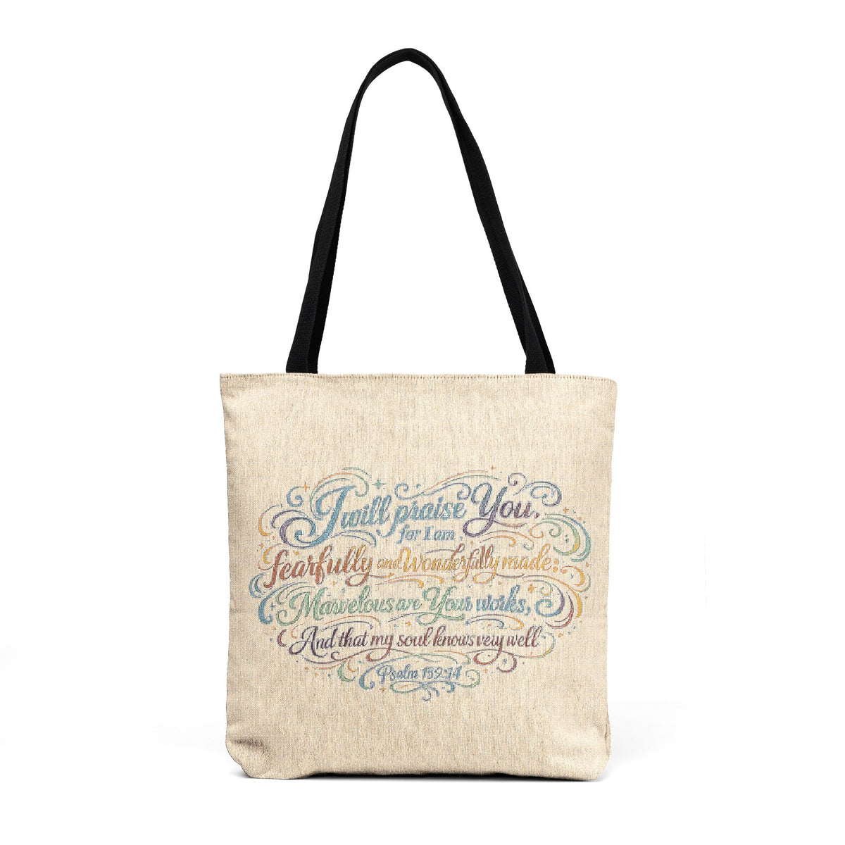 Woven Tote — Fearfully and Wonderfully Made Canvas Tote