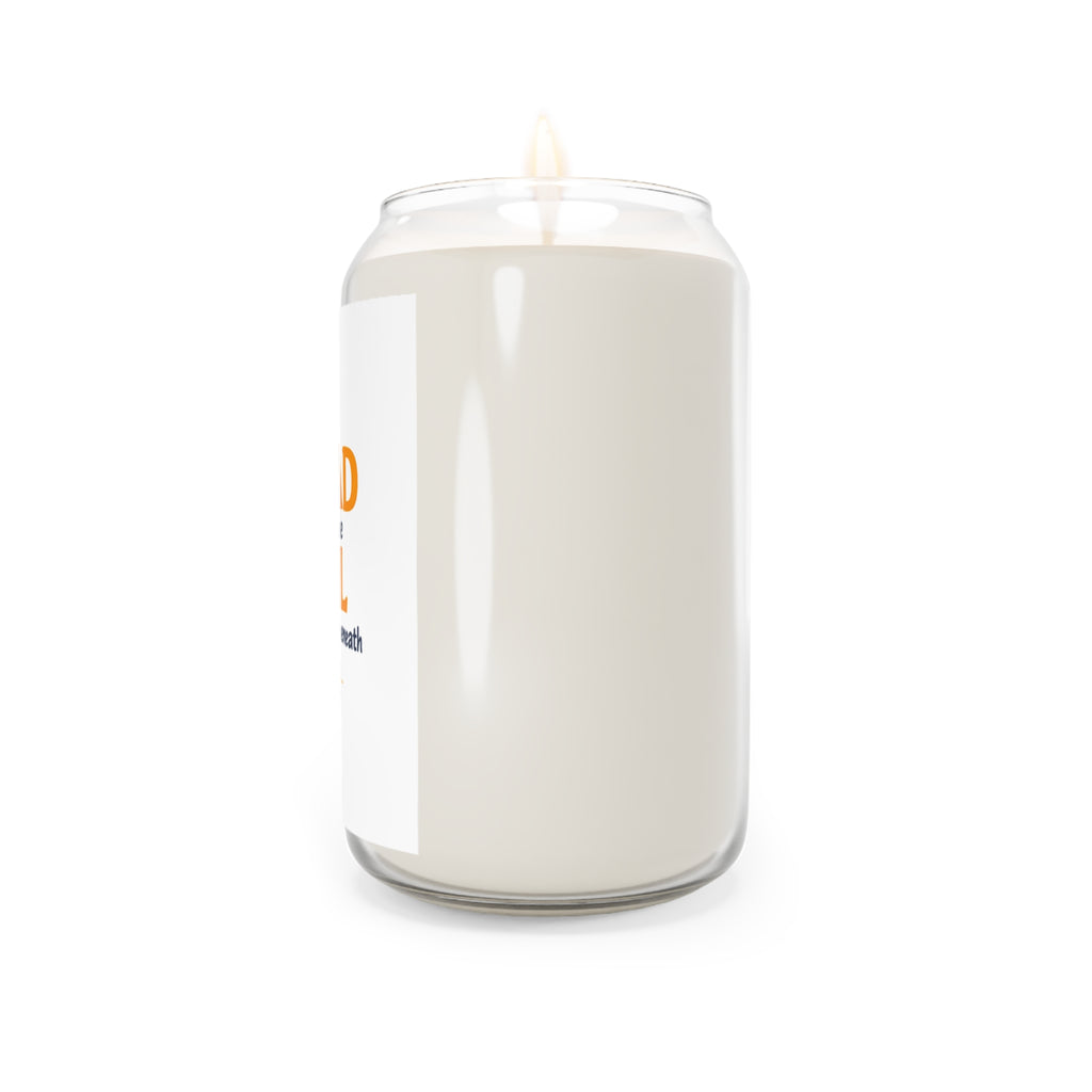 Scented Soy Candle — “The Head and Not the Tail” Inspirational Jar (13.75 oz)